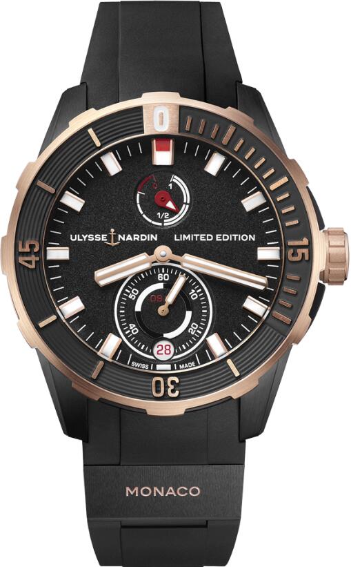 Ulysse Nardin Diver Chronometer Monaco 1185-170LE-3/BLACK-MON Replica Watch